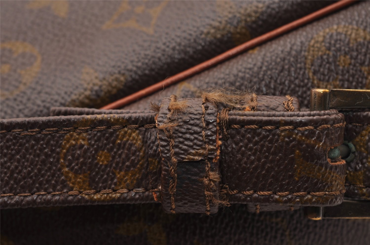 Auth Louis Vuitton Monogram Marceau Shoulder Cross Body Bag Old Model Junk 1688I