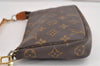 Authentic Louis Vuitton Monogram Pochette Accessoires Shoulder Cross Pouch 1688J