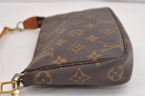 Authentic Louis Vuitton Monogram Pochette Accessoires Shoulder Cross Pouch 1688J