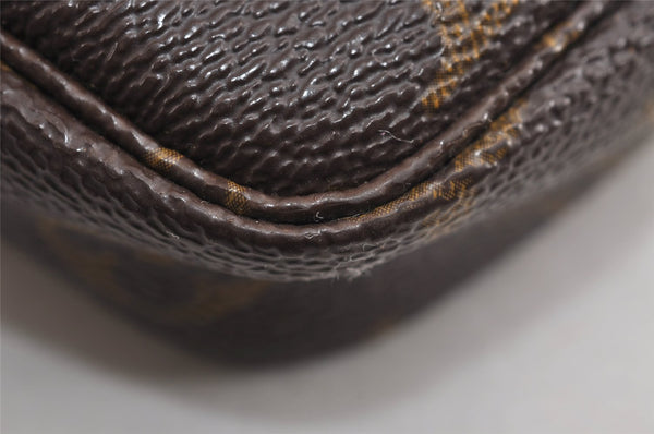 Authentic Louis Vuitton Monogram Pochette Accessoires Shoulder Cross Pouch 1688J