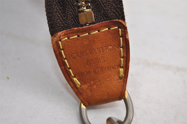 Authentic Louis Vuitton Monogram Pochette Accessoires Shoulder Cross Pouch 1688J
