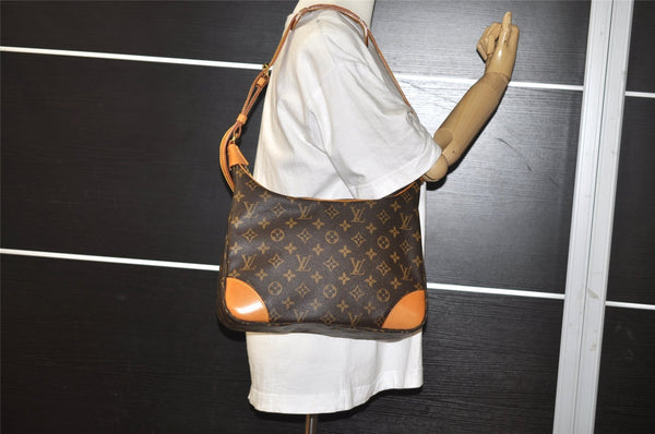 Authentic Louis Vuitton Monogram Boulogne 30 Shoulder Cross Bag M52165 LV 1689I