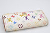 Auth Louis Vuitton Monogram Multicolor Multicles 4 Key Case M60043 White 1689K