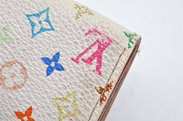 Auth Louis Vuitton Monogram Multicolor Multicles 4 Key Case M60043 White 1689K