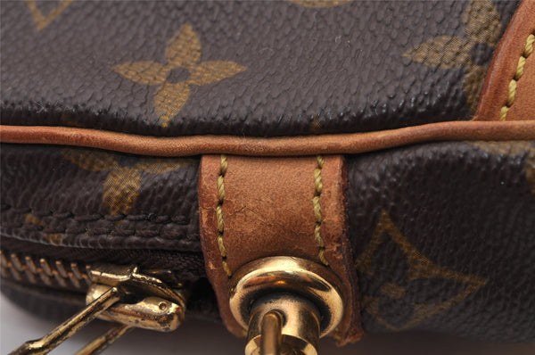 Authentic Louis Vuitton Monogram Marly Dragonne PM M51827 Clutch Hand Bag 1690I