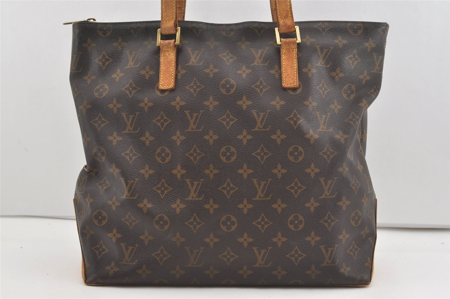 Authentic Louis Vuitton Monogram Cabas Mezzo Shoulder Tote Bag M51151 LV 1690J