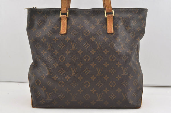 Authentic Louis Vuitton Monogram Cabas Mezzo Shoulder Tote Bag M51151 LV 1690J