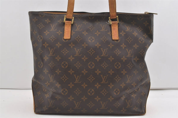 Authentic Louis Vuitton Monogram Cabas Mezzo Shoulder Tote Bag M51151 LV 1690J