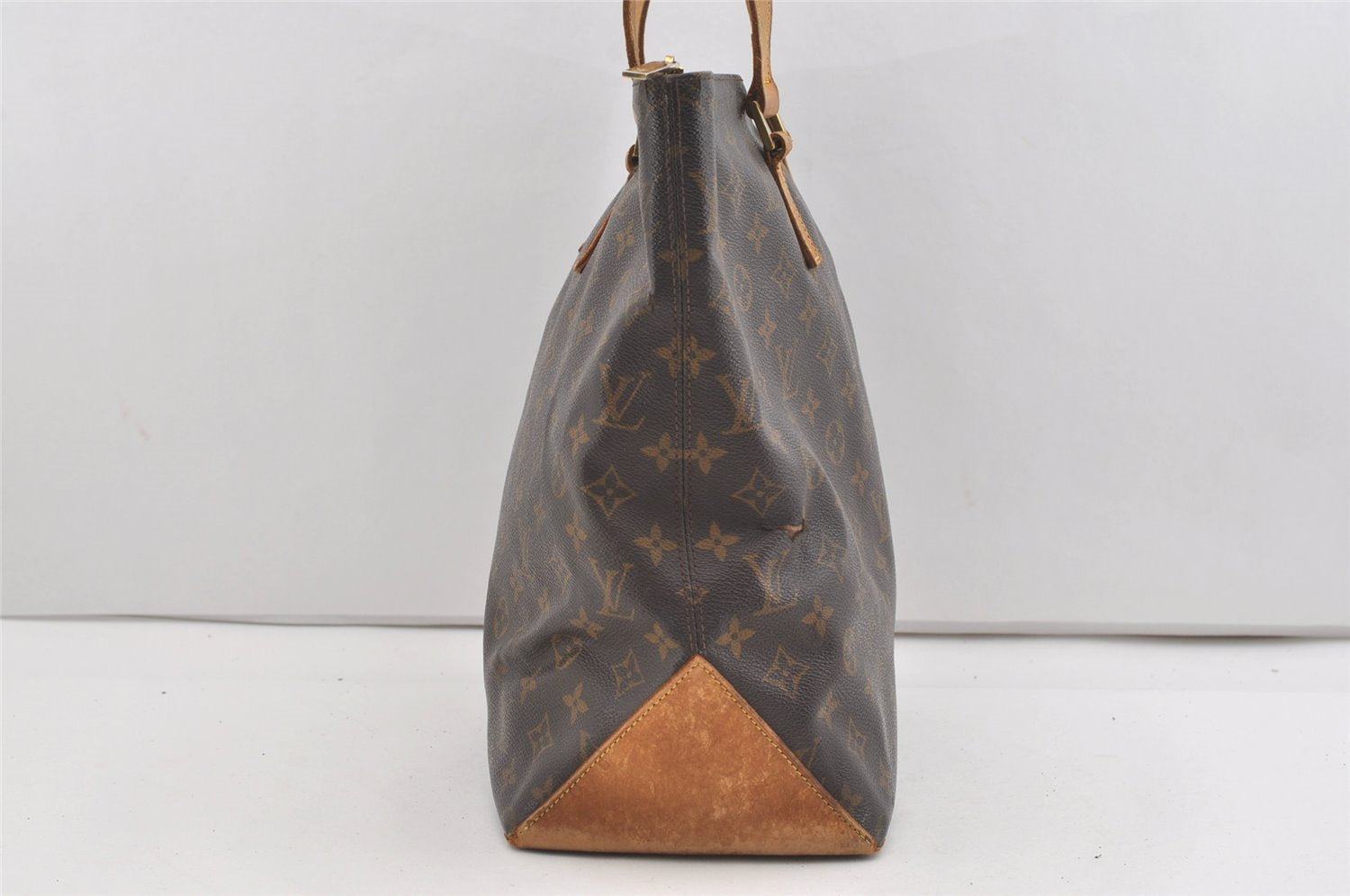 Authentic Louis Vuitton Monogram Cabas Mezzo Shoulder Tote Bag M51151 LV 1690J