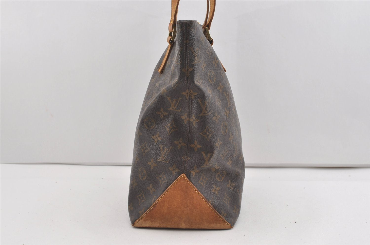 Authentic Louis Vuitton Monogram Cabas Mezzo Shoulder Tote Bag M51151 LV 1690J