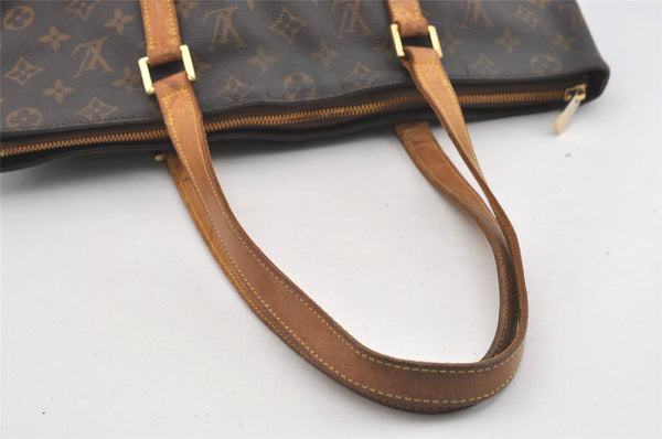 Authentic Louis Vuitton Monogram Cabas Mezzo Shoulder Tote Bag M51151 LV 1690J