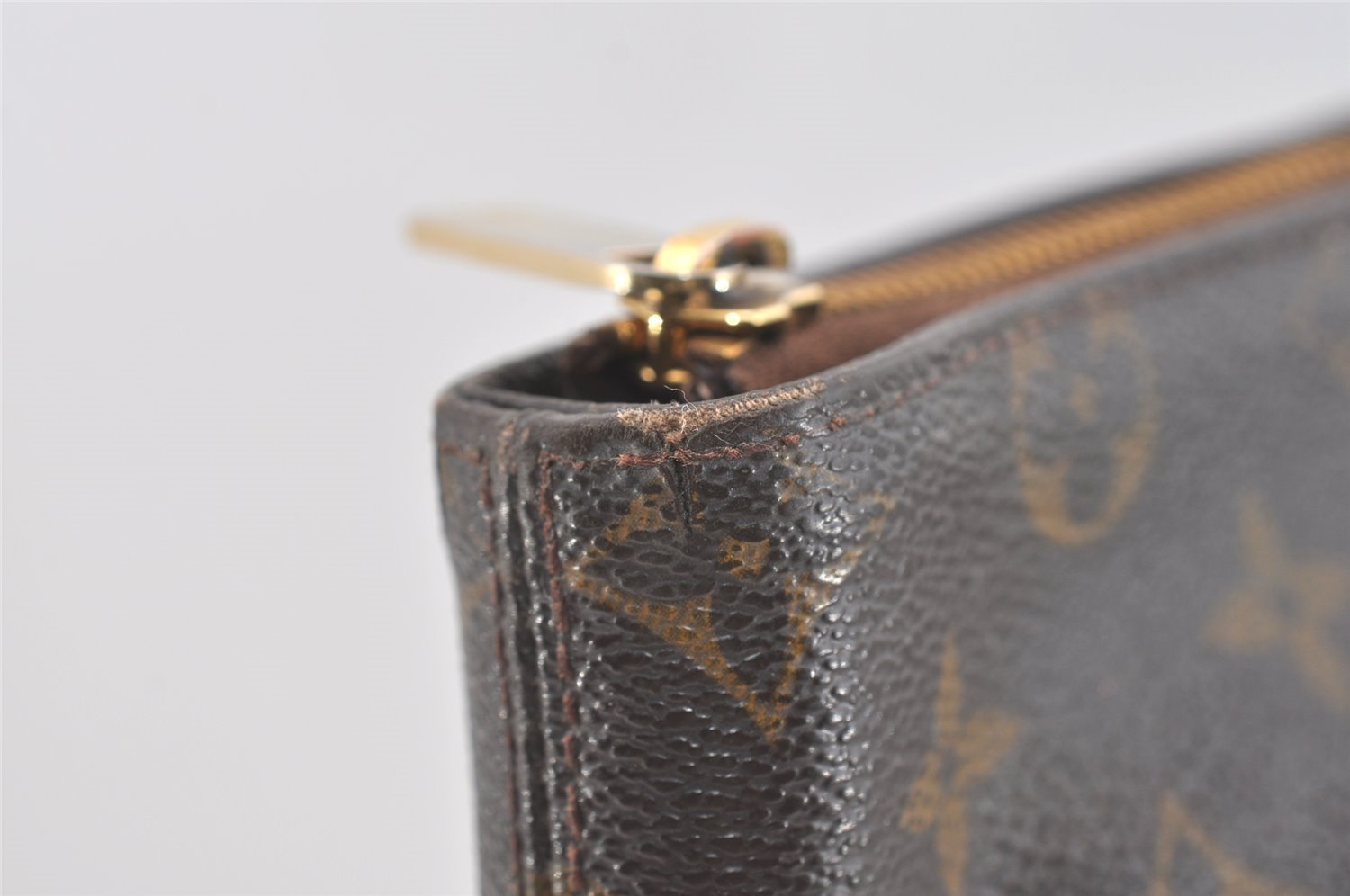 Authentic Louis Vuitton Monogram Cabas Mezzo Shoulder Tote Bag M51151 LV 1690J