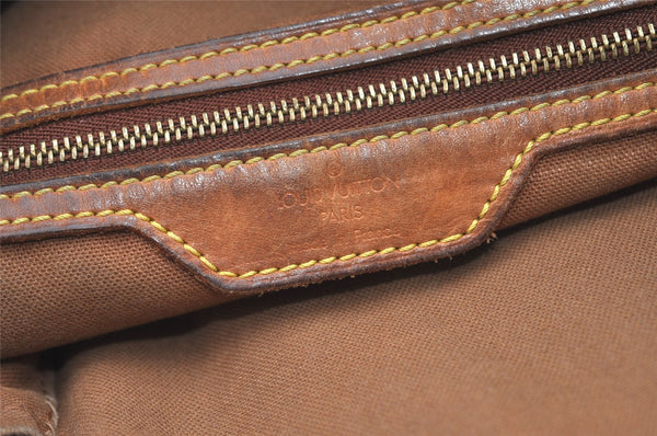 Authentic Louis Vuitton Monogram Cabas Mezzo Shoulder Tote Bag M51151 LV 1690J