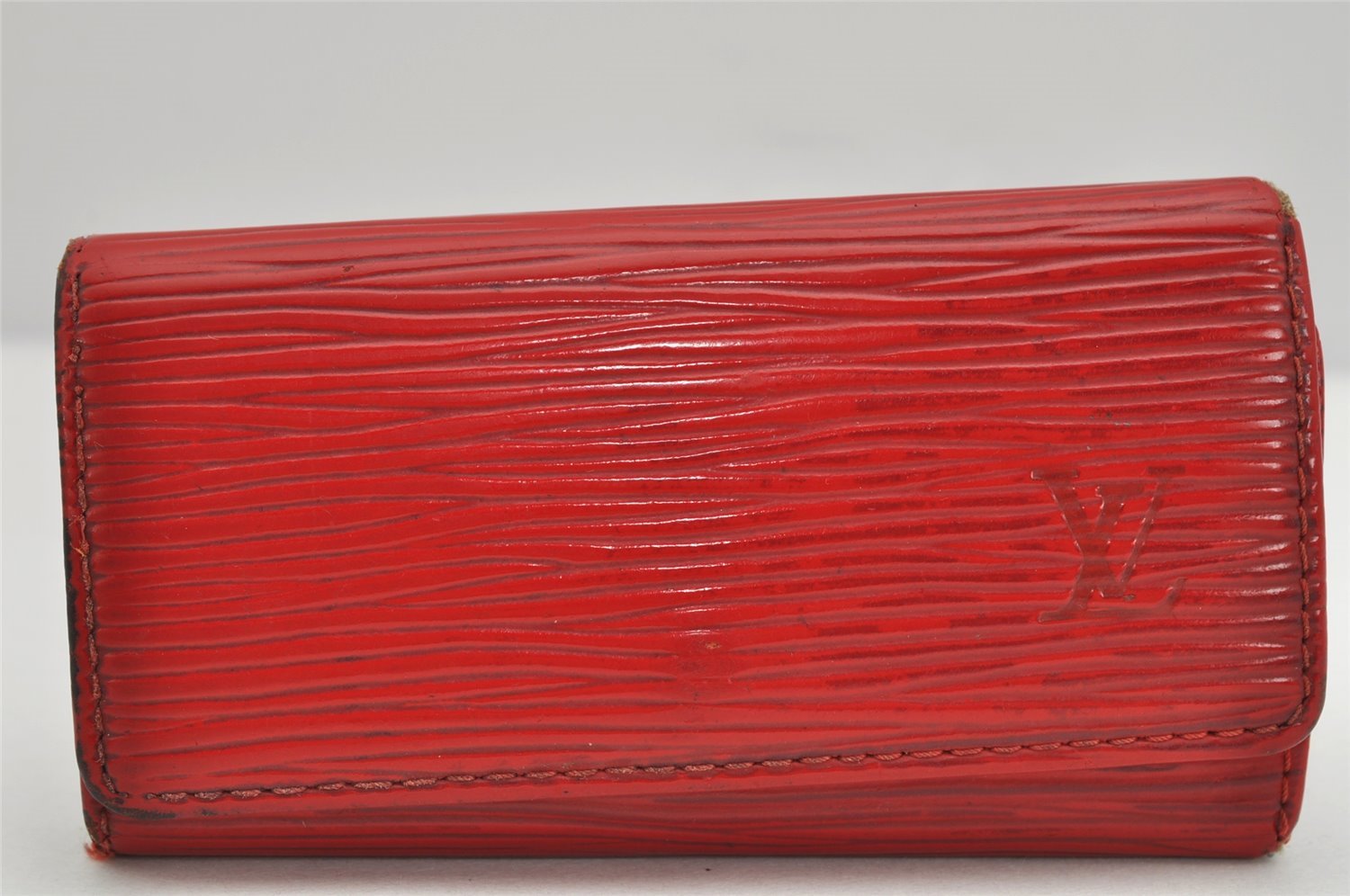 Authentic Louis Vuitton Epi Multicles 4 Key Case Red M63827 LV 1690K