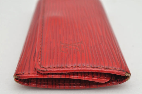 Authentic Louis Vuitton Epi Multicles 4 Key Case Red M63827 LV 1690K