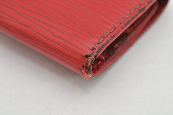 Authentic Louis Vuitton Epi Multicles 4 Key Case Red M63827 LV 1690K