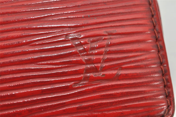 Authentic Louis Vuitton Epi Multicles 4 Key Case Red M63827 LV 1690K