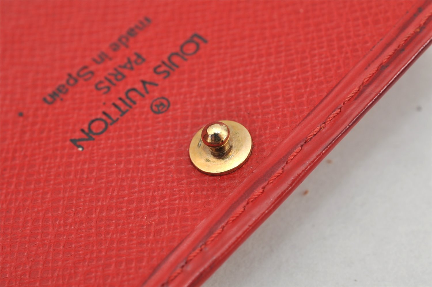 Authentic Louis Vuitton Epi Multicles 4 Key Case Red M63827 LV 1690K