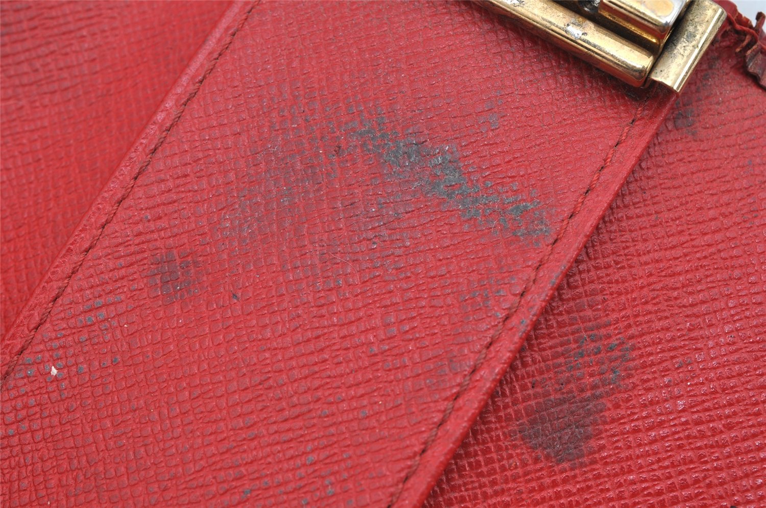 Authentic Louis Vuitton Epi Multicles 4 Key Case Red M63827 LV 1690K