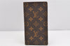 Authentic Louis Vuitton Monogram Porte Valeurs Cartes Credit M61823 Wallet 1691K