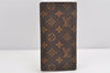 Authentic Louis Vuitton Monogram Porte Valeurs Cartes Credit M61823 Wallet 1691K