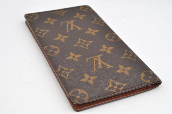 Authentic Louis Vuitton Monogram Porte Valeurs Cartes Credit M61823 Wallet 1691K