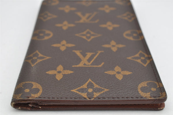 Authentic Louis Vuitton Monogram Porte Valeurs Cartes Credit M61823 Wallet 1691K