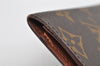 Authentic Louis Vuitton Monogram Porte Valeurs Cartes Credit M61823 Wallet 1691K