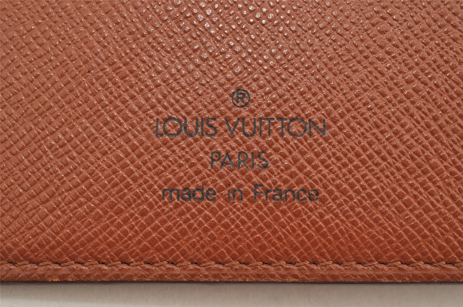 Authentic Louis Vuitton Monogram Porte Valeurs Cartes Credit M61823 Wallet 1691K