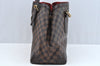 Authentic Louis Vuitton Damier Hampstead MM Shoulder Tote Bag N51204 Junk 1693J