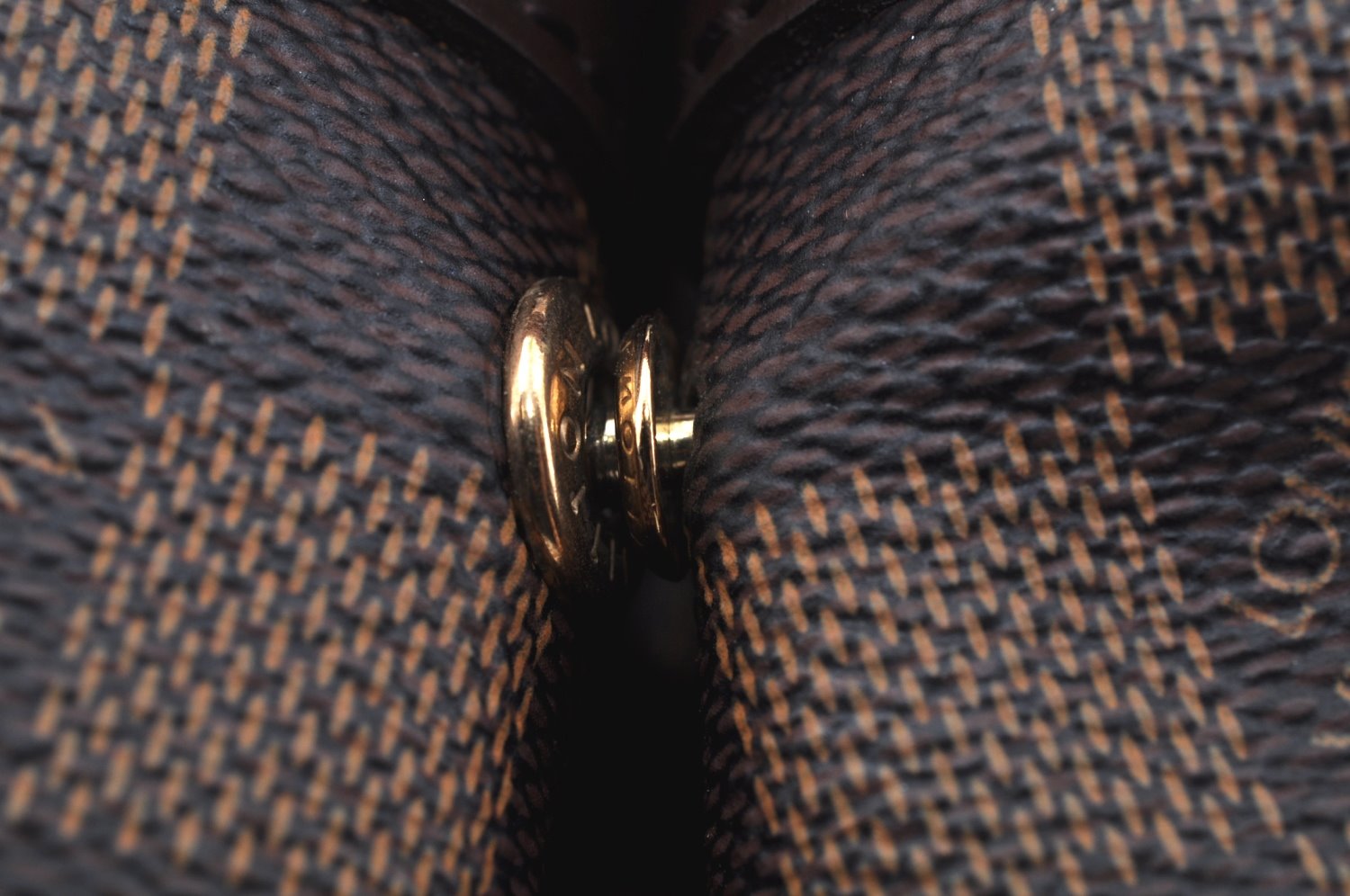 Authentic Louis Vuitton Damier Hampstead MM Shoulder Tote Bag N51204 Junk 1693J