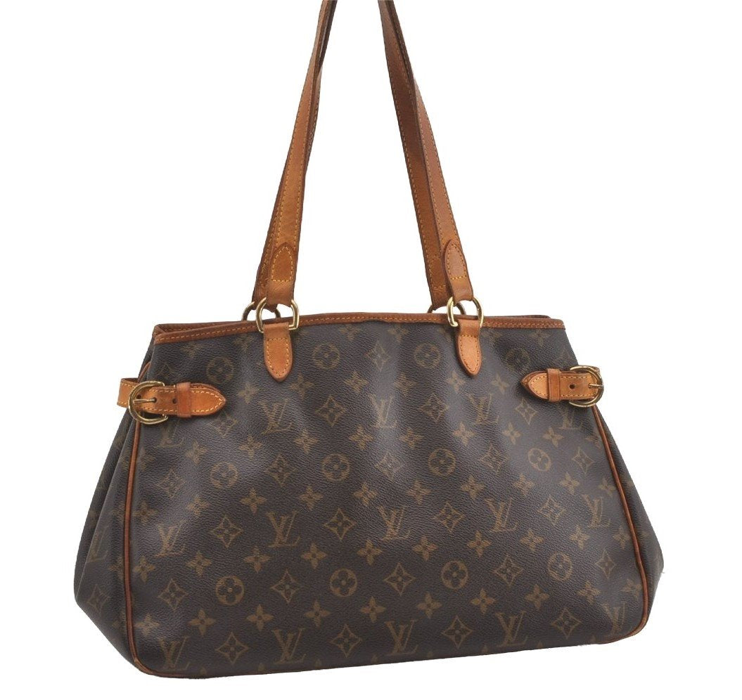 Authentic Louis Vuitton Monogram Batignolles Horizontal Tote Bag M51154 LV 1694J