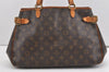Authentic Louis Vuitton Monogram Batignolles Horizontal Tote Bag M51154 LV 1694J