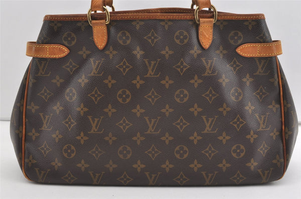 Authentic Louis Vuitton Monogram Batignolles Horizontal Tote Bag M51154 LV 1694J