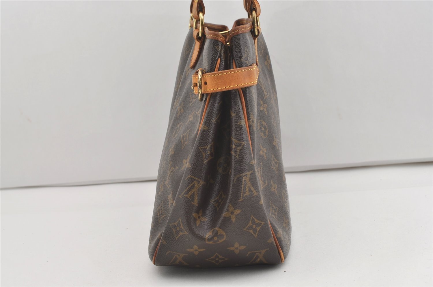 Authentic Louis Vuitton Monogram Batignolles Horizontal Tote Bag M51154 LV 1694J
