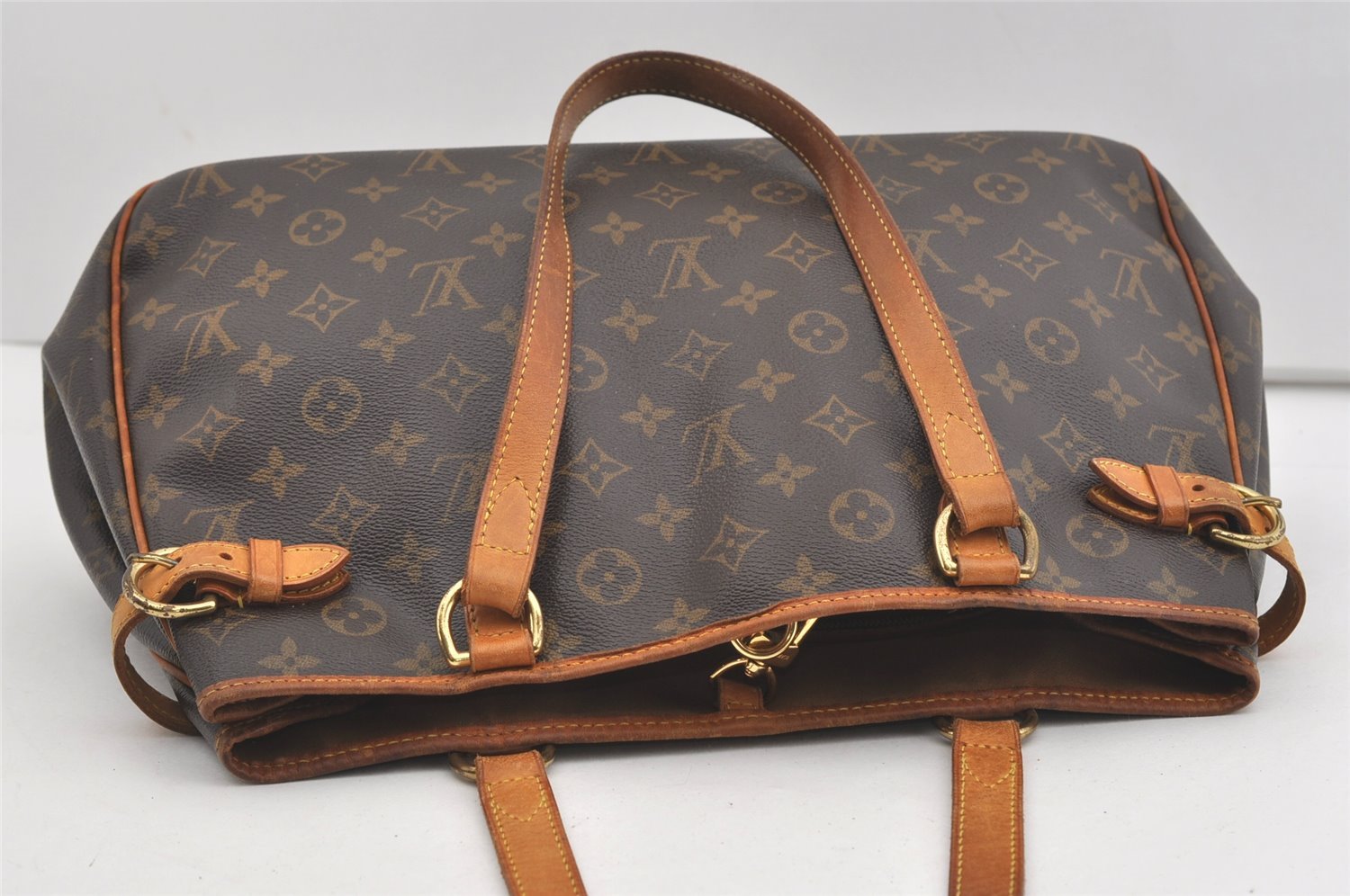 Authentic Louis Vuitton Monogram Batignolles Horizontal Tote Bag M51154 LV 1694J