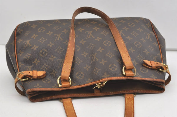 Authentic Louis Vuitton Monogram Batignolles Horizontal Tote Bag M51154 LV 1694J