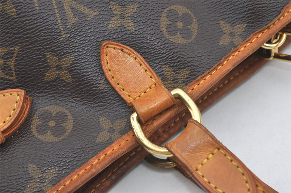 Authentic Louis Vuitton Monogram Batignolles Horizontal Tote Bag M51154 LV 1694J