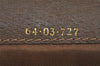 Authentic GUCCI Vintage Long Wallet Purse GG PVC Leather Brown 1695K