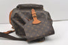 Authentic Louis Vuitton Monogram Montsouris GM Backpack M51135 Junk 1696J