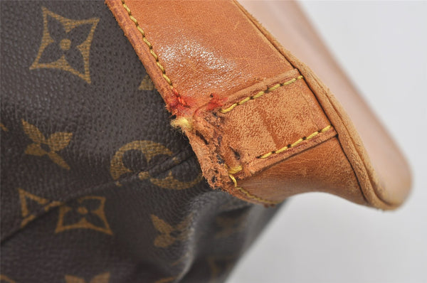 Authentic Louis Vuitton Monogram Montsouris GM Backpack M51135 Junk 1696J