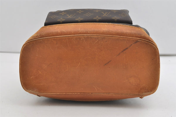 Authentic Louis Vuitton Monogram Montsouris GM Backpack M51135 Junk 1696J