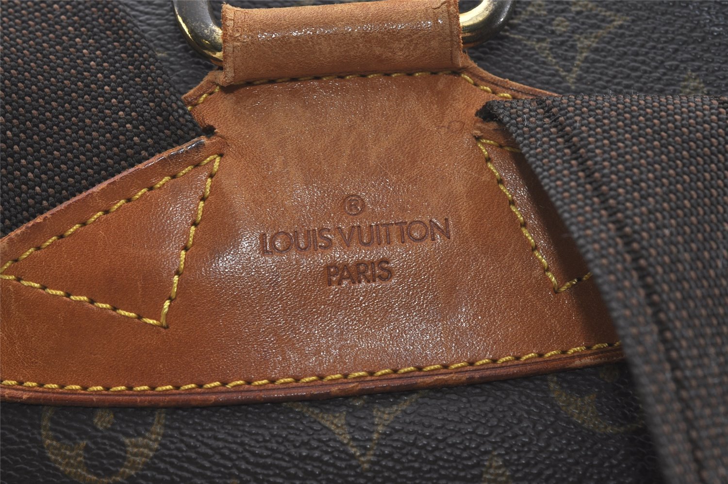Authentic Louis Vuitton Monogram Montsouris GM Backpack M51135 Junk 1696J