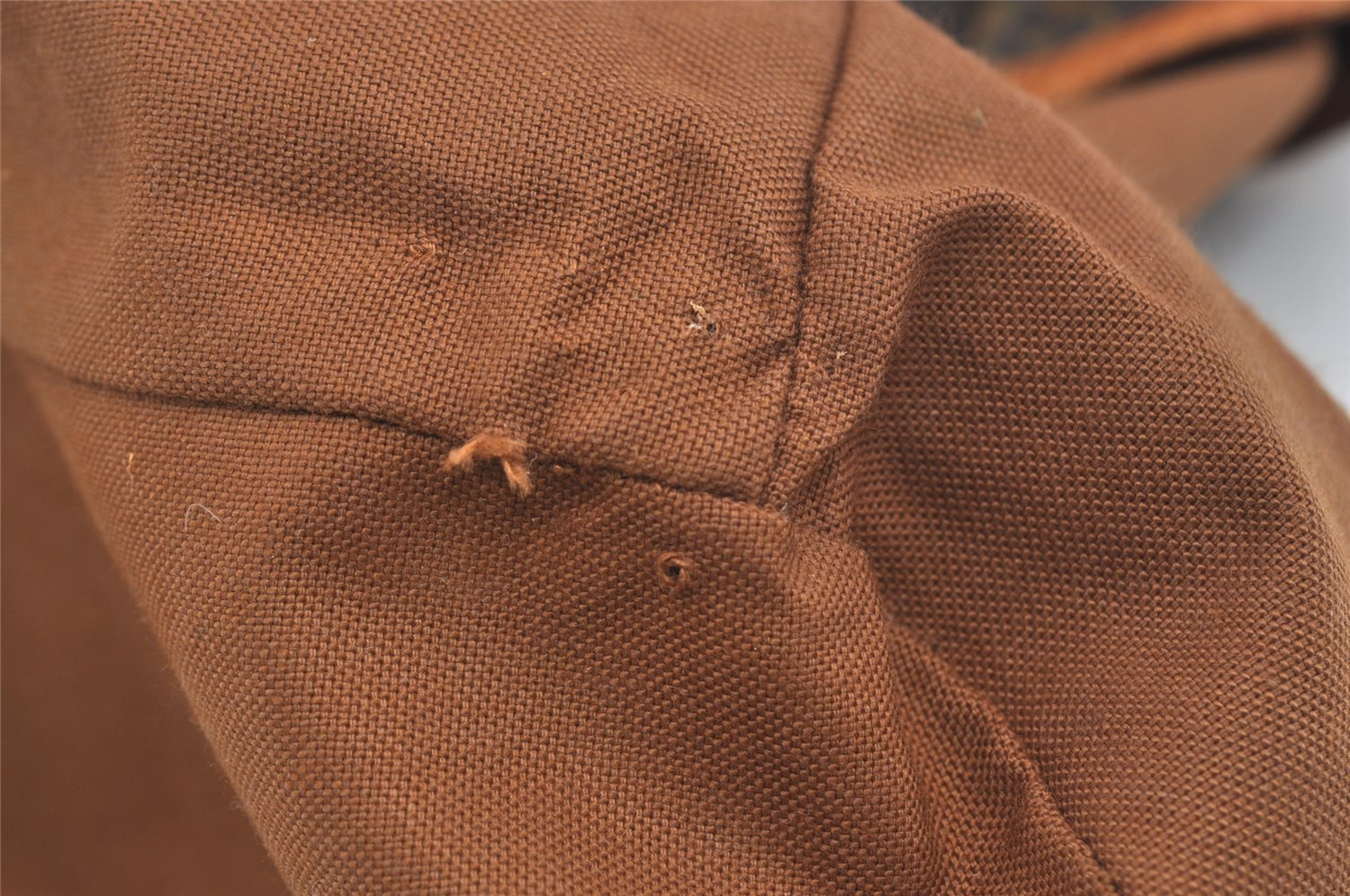 Authentic Louis Vuitton Monogram Montsouris GM Backpack M51135 Junk 1696J