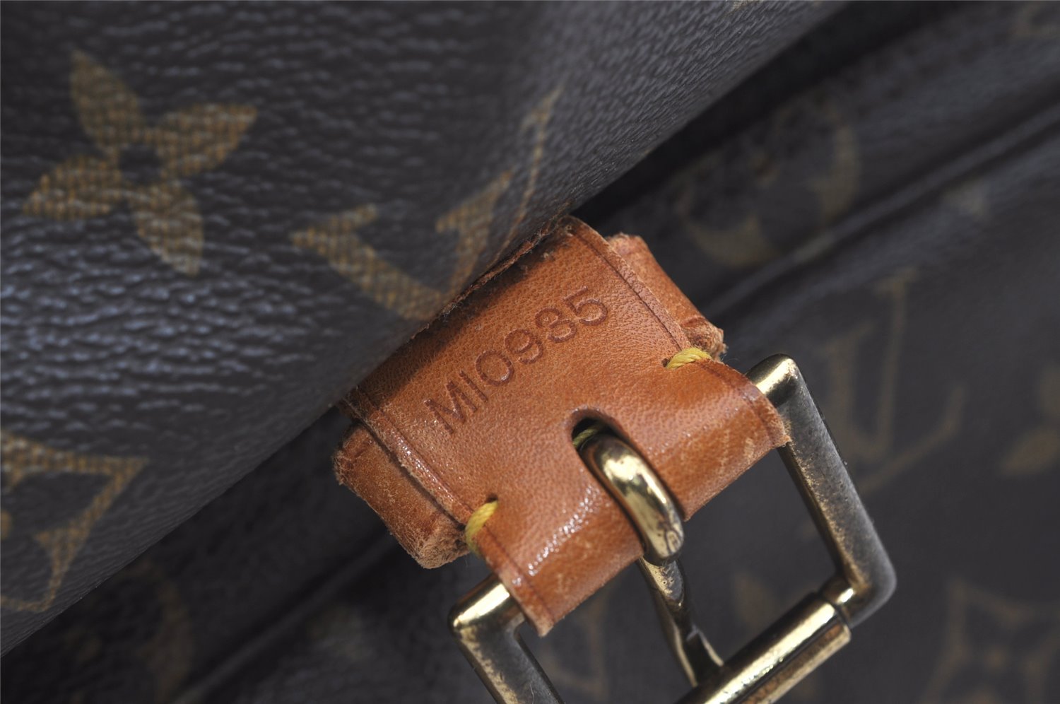 Authentic Louis Vuitton Monogram Montsouris GM Backpack M51135 Junk 1696J