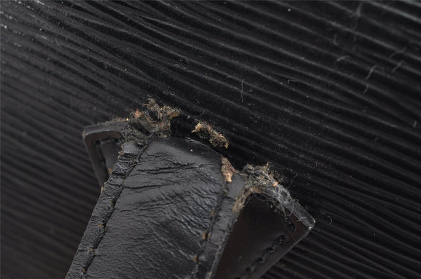 Auth Louis Vuitton Epi Saint Jacques Shopping Shoulder Bag Black M52262 LV 1699I