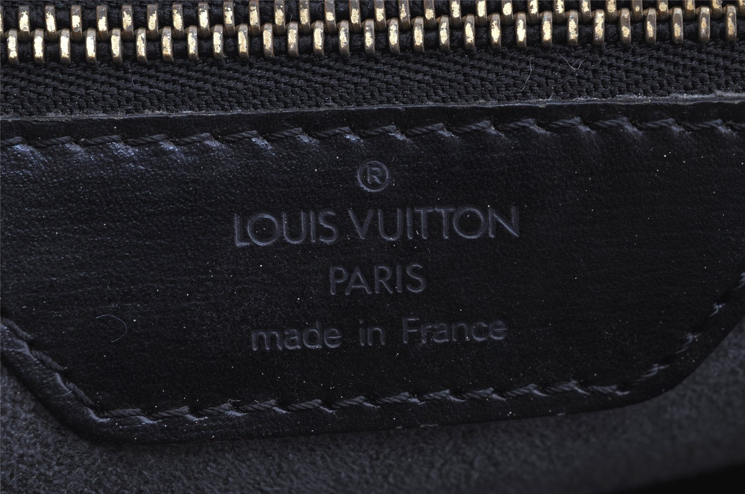 Auth Louis Vuitton Epi Saint Jacques Shopping Shoulder Bag Black M52262 LV 1699I