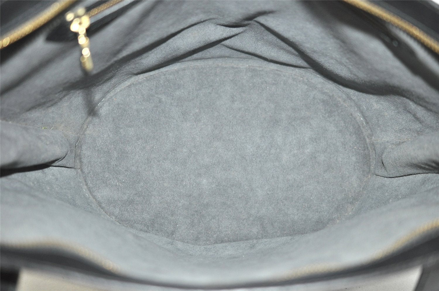 Auth Louis Vuitton Epi Saint Jacques Shopping Shoulder Bag Black M52262 LV 1699I