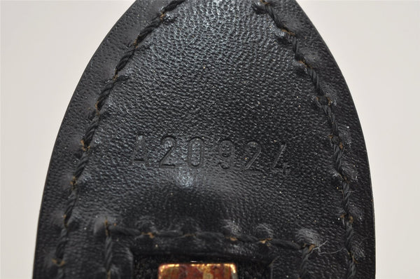 Auth Louis Vuitton Epi Saint Jacques Shopping Shoulder Bag Black M52262 LV 1699I