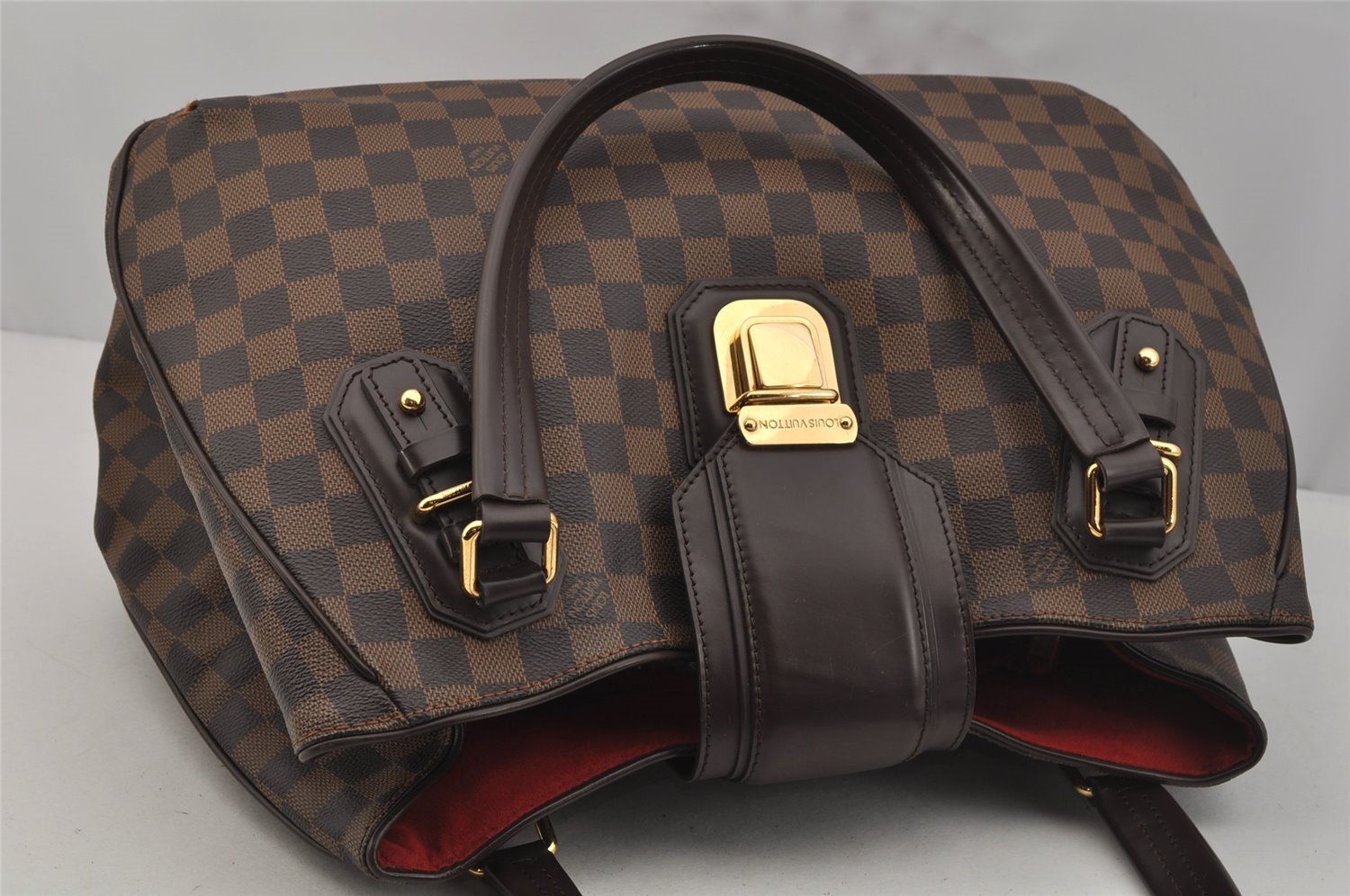 Authentic Louis Vuitton Damier Griet Shoulder Tote Bag N48108 LV 1699J
